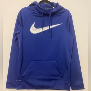 Nike Dri-fit Blue Pullover Hoodie Jacket NWOT